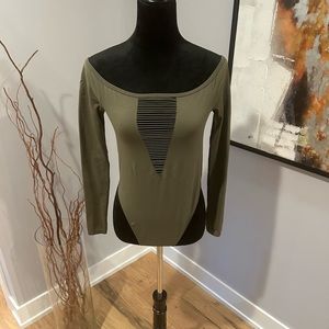 Body suit dark green